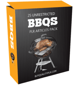 25 Unrestricted BBQs PLR Articles Pack