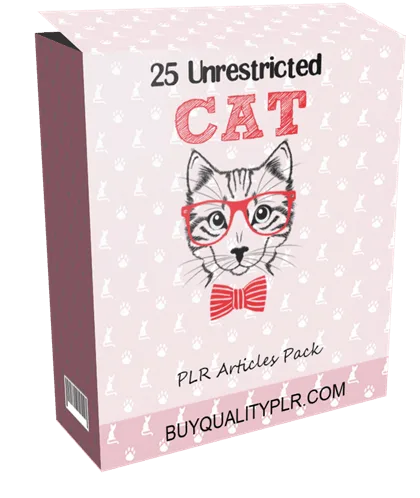 25 Unrestricted Cats PLR Articles Pack 25 Unrestricted Cats PLR Articles Pack