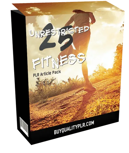 DIY Fitness Bootcamp Premium PLR Package DIY Fitness PLR Content