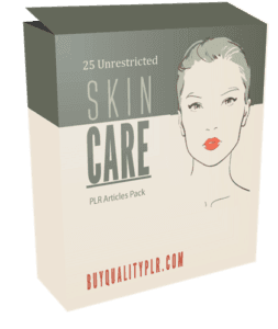25 Unrestricted Skincare PLR Articles Pack