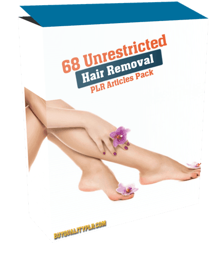 68 Unrestricted Hair Removal PLR Articles Pack