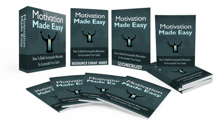 Motivation Made Easy Sales Funnel with Master Resell Rights