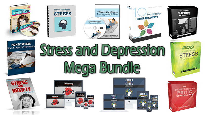 Stress and Depression Mega Bundle