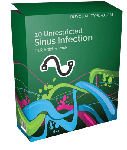 10 Unrestricted Sinus Infection PLR Articles Pack