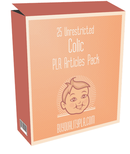 25 Unrestricted Colic PLR Articles Pack