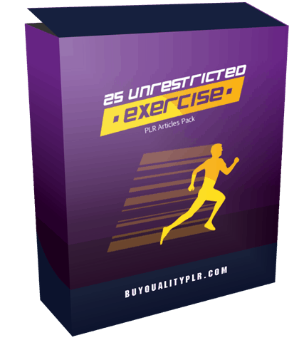 25 Unrestricted Exercise PLR Articles Pack