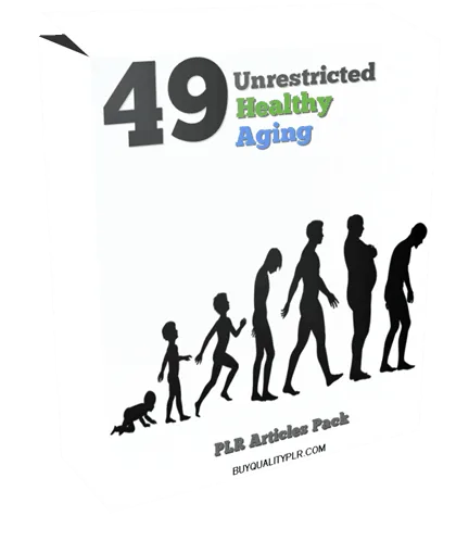 49 Unrestricted Healthy Aging PLR Articles Pack