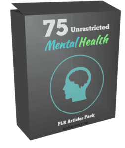 75 Unrestricted Mental Health PLR Articles Pack | Unrestricted PLR