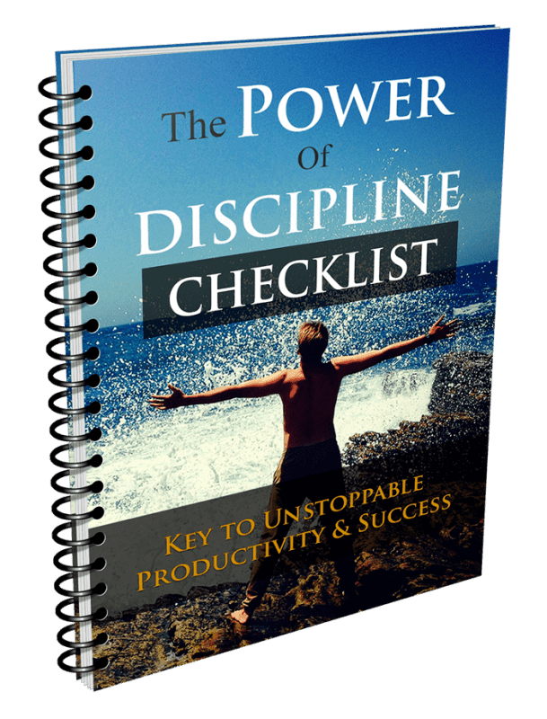 The Power Of Discipline Checklist