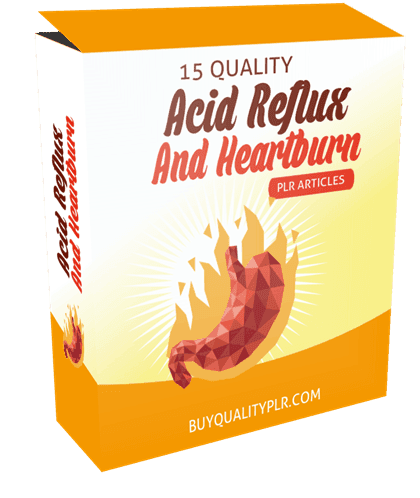 15 Quality Acid Reflux and Heartburn PLR Articles