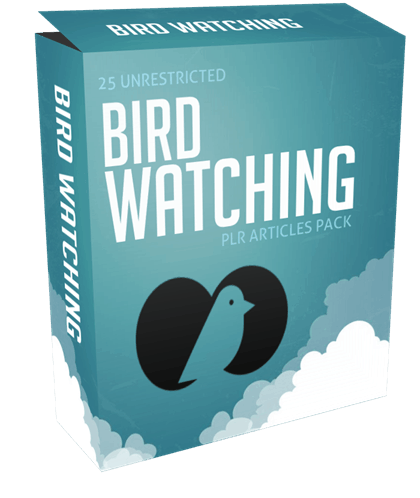 25 Unrestricted Bird Watching PLR Articles Pack
