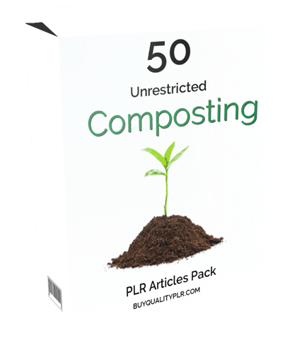 50 Unrestricted Composting PLR Articles Pack