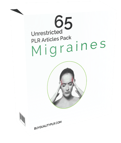 65 Unrestricted Migraines PLR Articles Pack