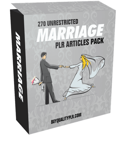 270 Unrestricted Marriage PLR Articles Pack 270 Unrestricted Marriage PLR Articles Pack