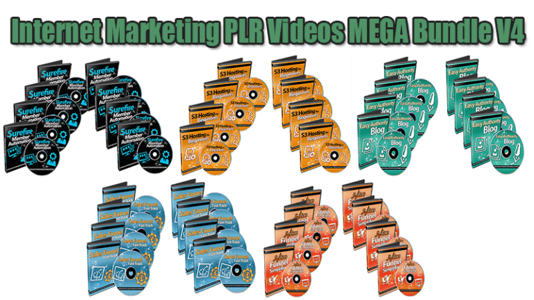 Internet Marketing PLR Videos Mega Bundle V4