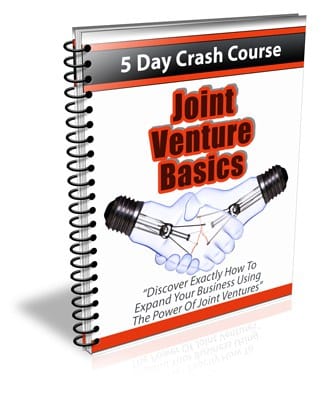 Joint Venture Basics PLR Newsletter eCourse