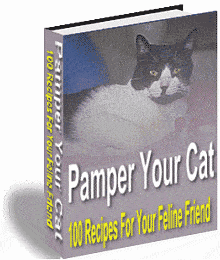 Pamper Your Cat Treat Recipes Unrestricted PLR eBook