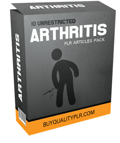 10 Unrestricted Arthritis PLR Articles Pack