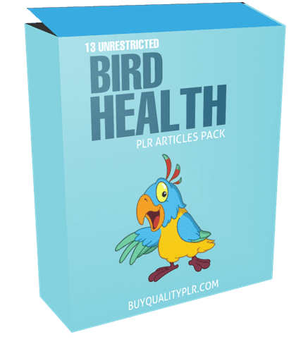 13 Unrestricted Bird Health PLR Articles Pack