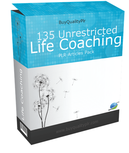 135 Unrestricted Life Coaching PLR Articles Pack