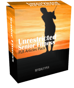 25 Unrestricted Senior Fitness PLR Articles Pack
