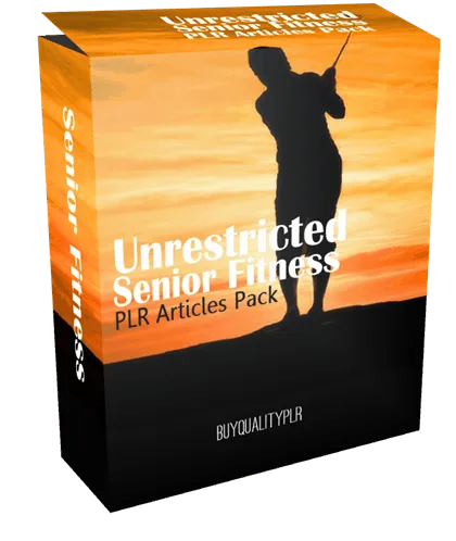25 Unrestricted Senior Fitness PLR Articles Pack  