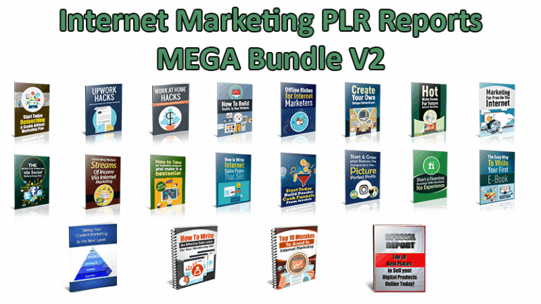 20 Internet Marketing PLR Reports V2 MEGA Bundle | Internet Marketing plr