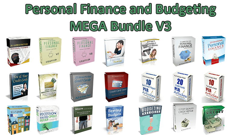 Personal Finance and Budgeting V3 MEGA Bundle