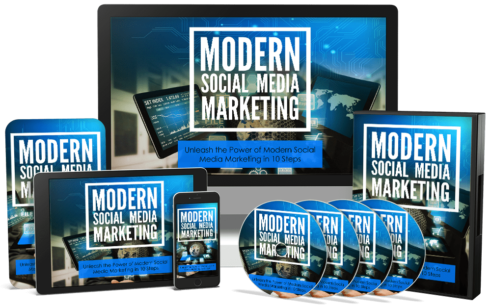 Modern Social Media Marketing Sales Funnel with Master Resell Rights