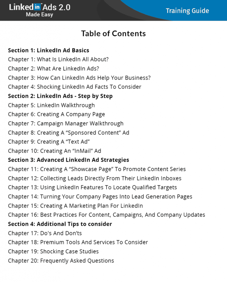 LinkedIn Ads 2.0 Made Easy eBook and Video Training with Personal Use ...