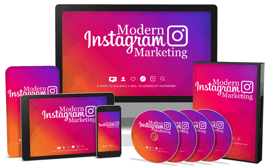 Modern Instagram Marketing Sales Funnel with Master Resell Rights