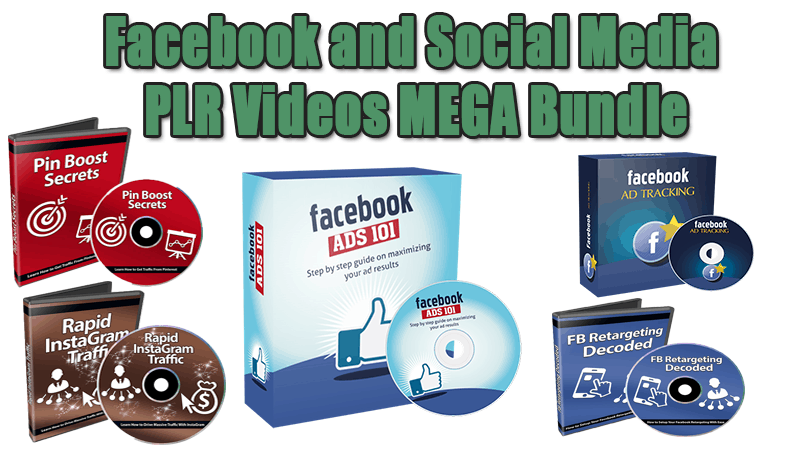 Facebook and Social Media PLR Videos MEGA Bundle