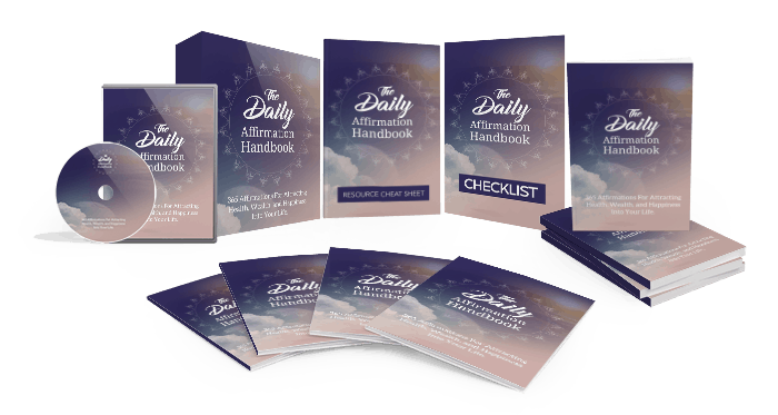 The Daily Affirmation Handbook Sales Funnel with Master Resell Rights