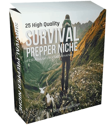 25 High Quality Survival Prepper Niche PLR Amazon Product Reviews