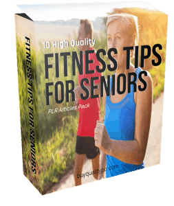 10 High Quality Fitness Tips For Seniors PLR Articles Pack