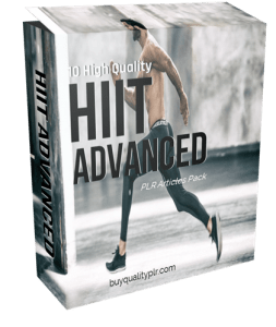 10 High Quality HIIT Advanced PLR Articles Pack