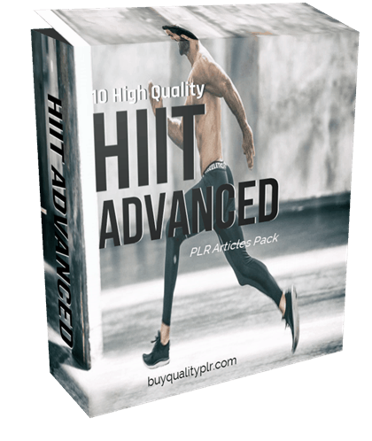 10 High Quality HIIT Advanced PLR Articles Pack