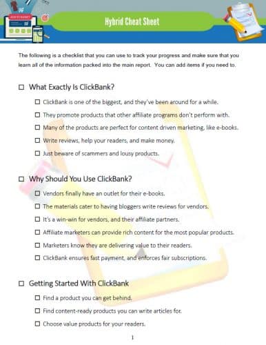 ClickBank Marketing Essentials PLR Lead Magnet | Clickbank PLR Pack