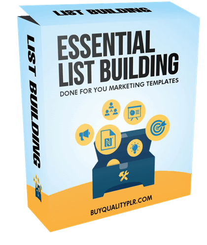 Essential List Building Done For You Marketing Templates