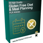 10 High Quality Gluten Free Diet and Meal Planning PLR Articles