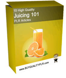 10 High Quality Juicing 101 PLR Articles