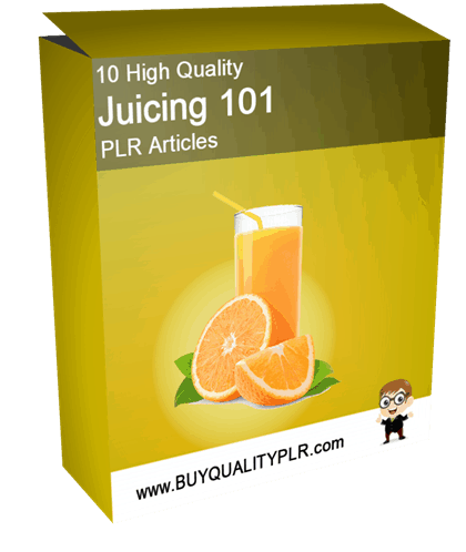 10 High Quality Juicing 101 PLR Articles