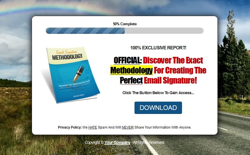 Email Signature Methodology PLR Report