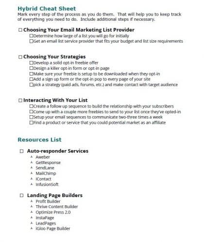 List Building Kickstart PLR Lead Magnet | Email List Building PLR Report