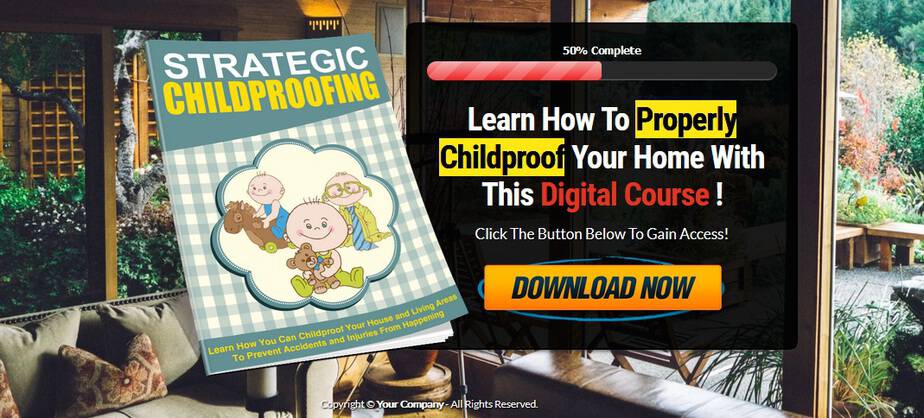 Childproofing PLR squeeze page