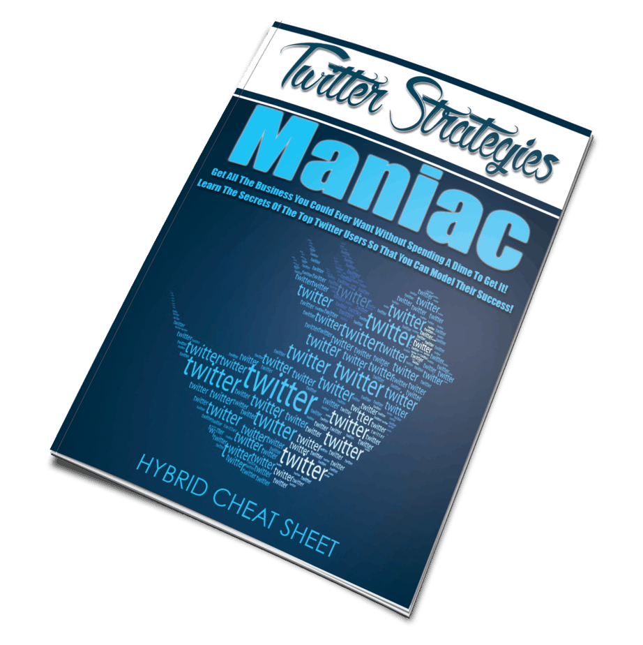 Twitter Strategies Maniac Monster PLR eBook Package