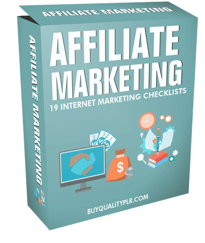 Affiliate Marketing Internet Marketing Checklist