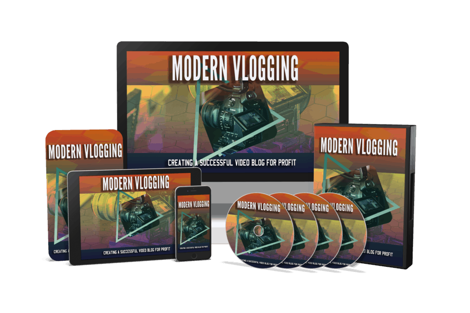 Modern Vlogging Sales Funnel with Master Resell Rights