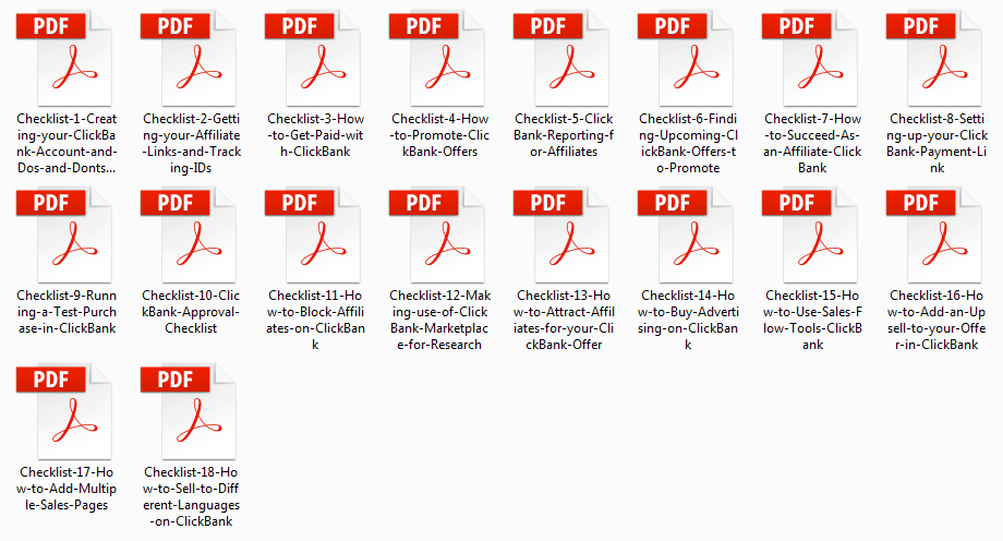 Clickbank Marketing Checklist