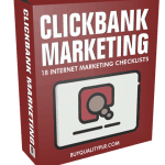 Clickbank Marketing Internet Marketing Checklist